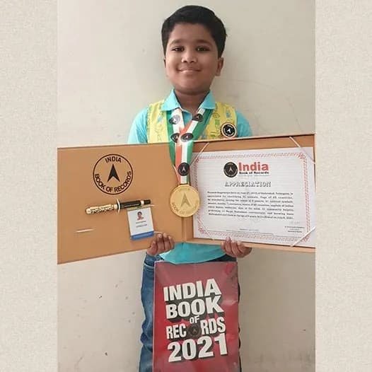 Reyansh Singavarapu - India Book of Records 2021