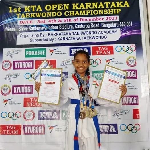 Khushi Jain - Taekwondo Championship