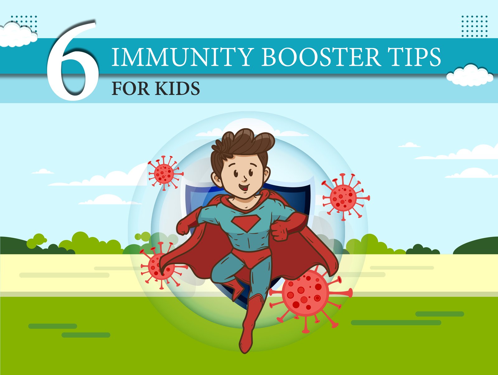 immunity boosters for kids poster