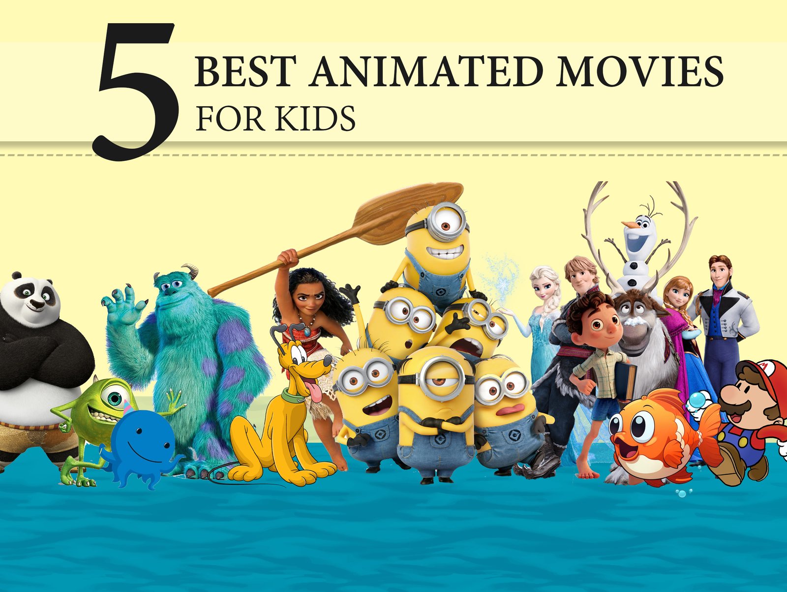 Best animated movies for kids poster