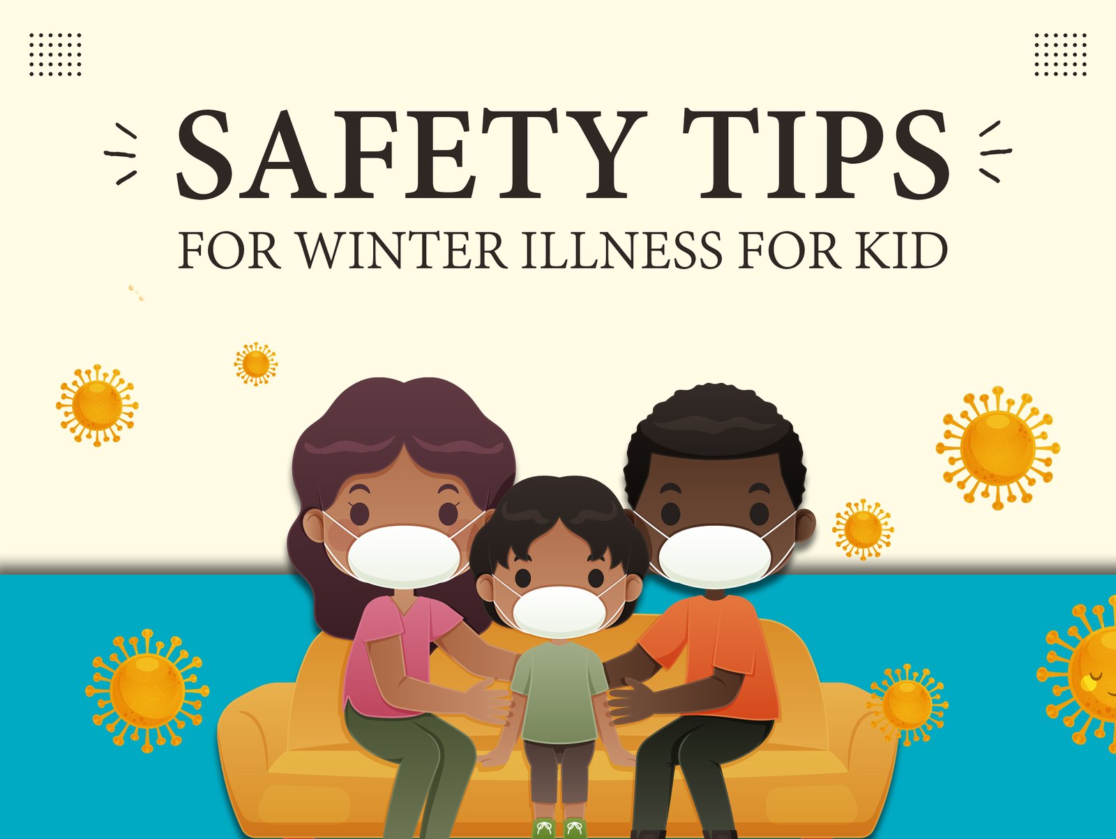 Safety tips for winter illness poster