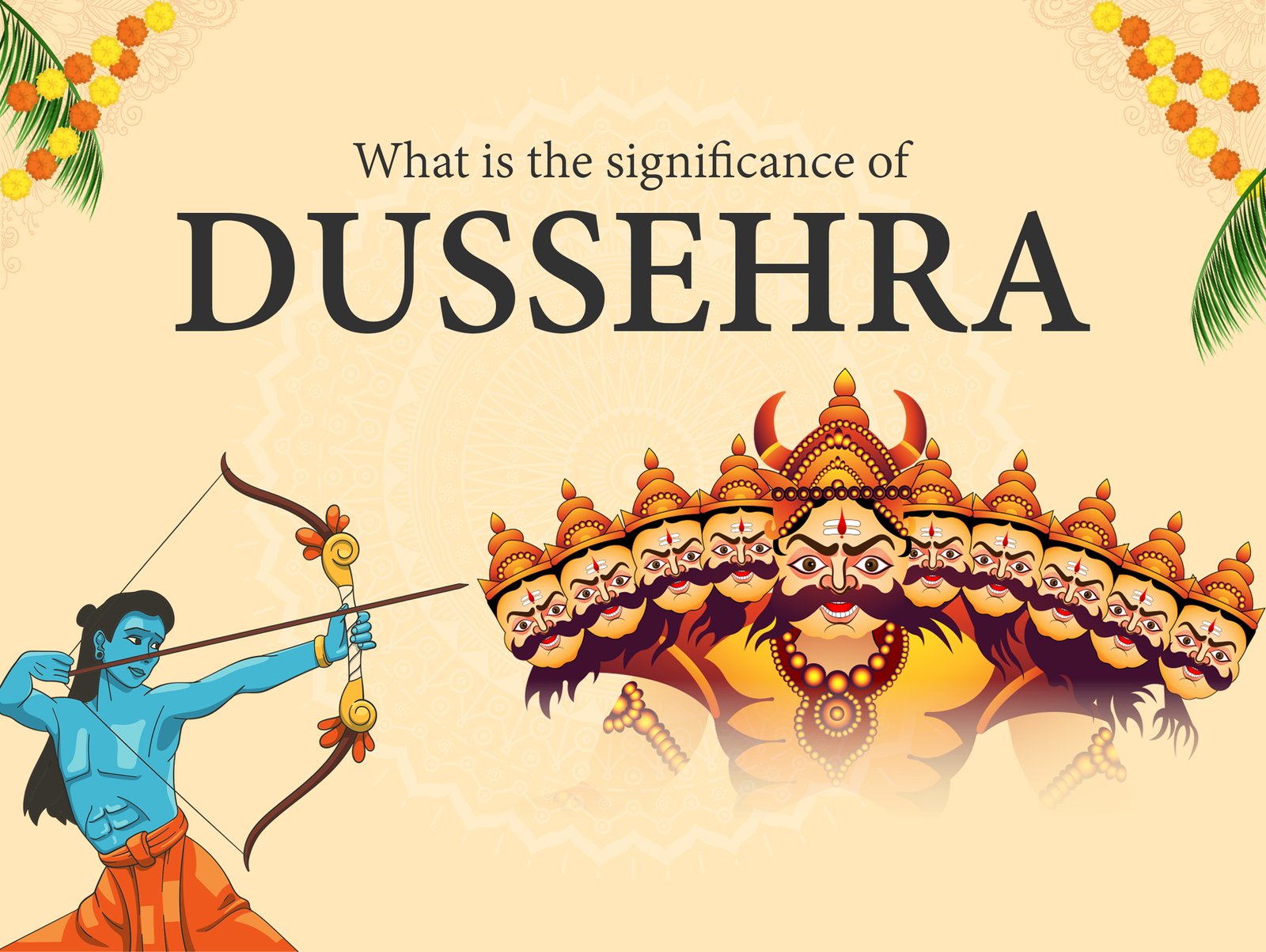 What is the significance of Dussehra poster