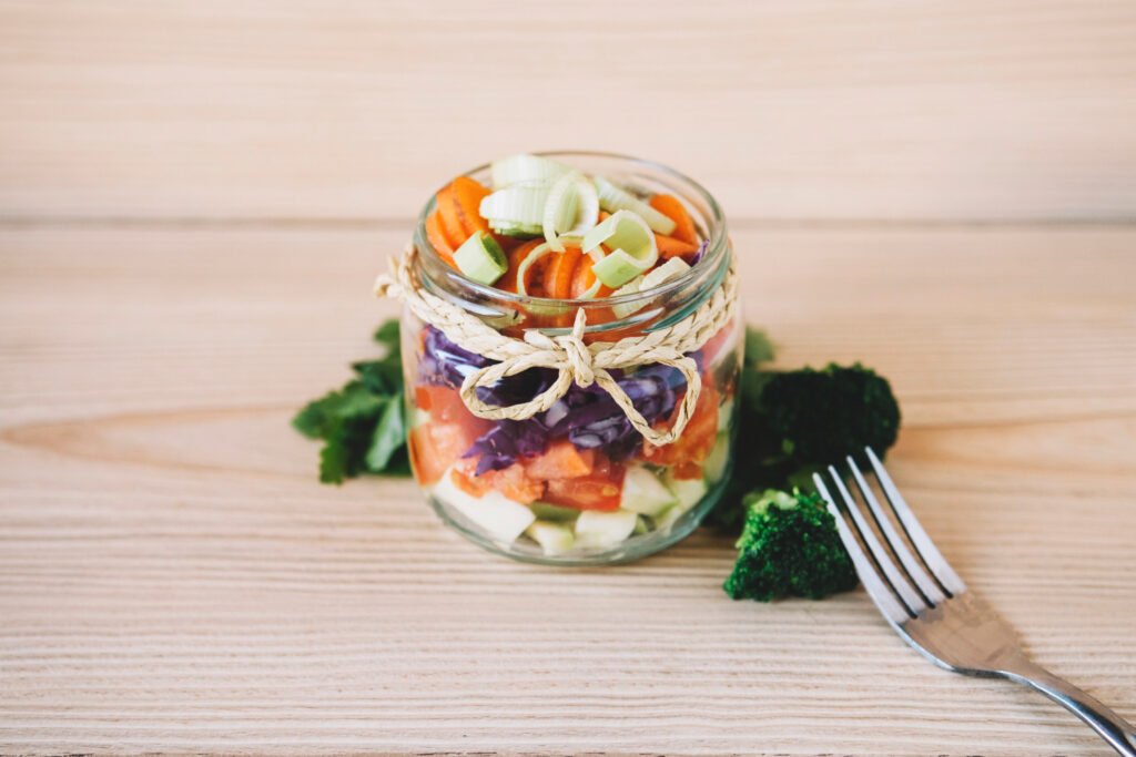 Salad in a jar 