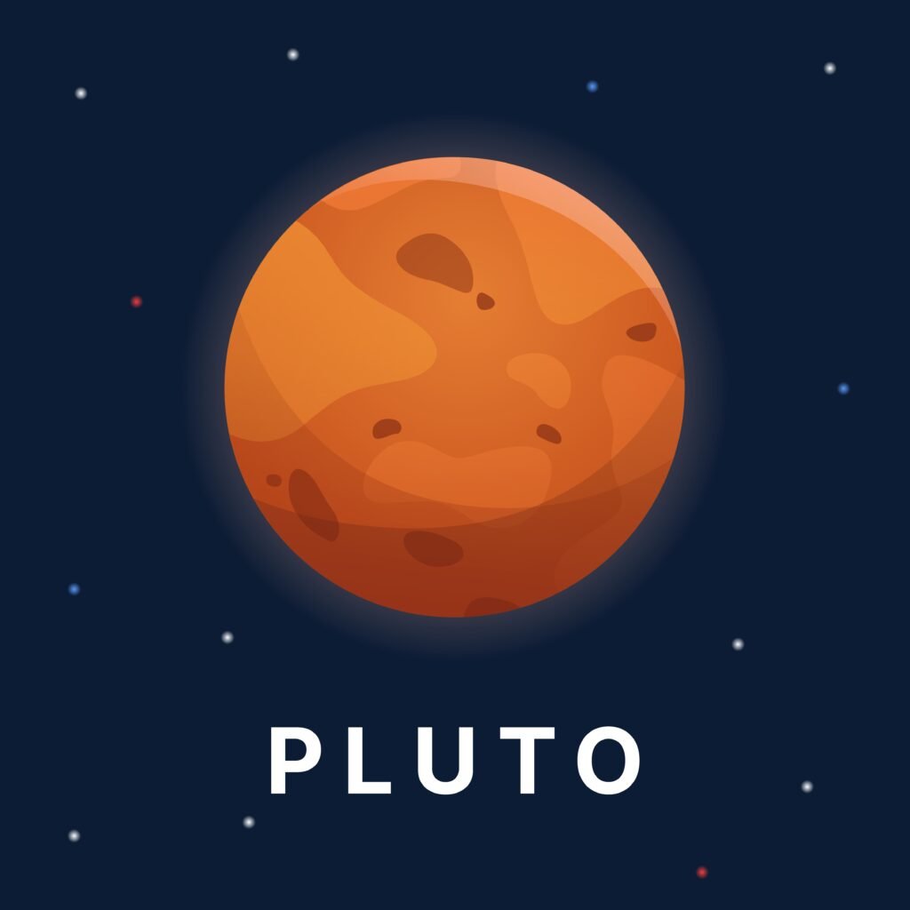 Illustration of Pluto 