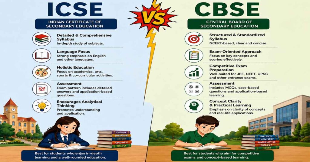 cbse vs icse