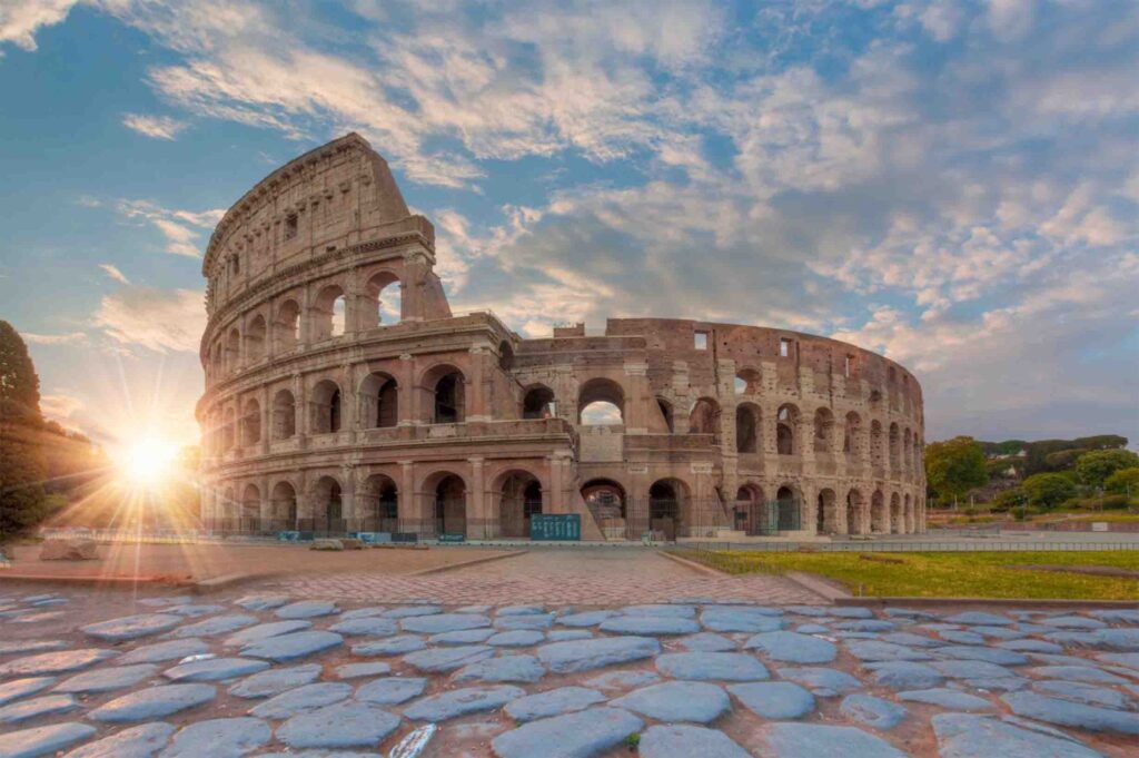 The Colosseum in Italy