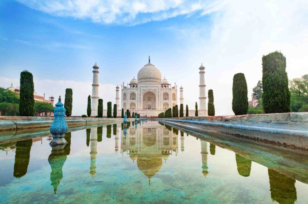 The Taj Mahal in India