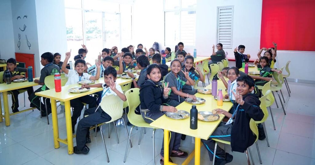lunch break at chrysalis high